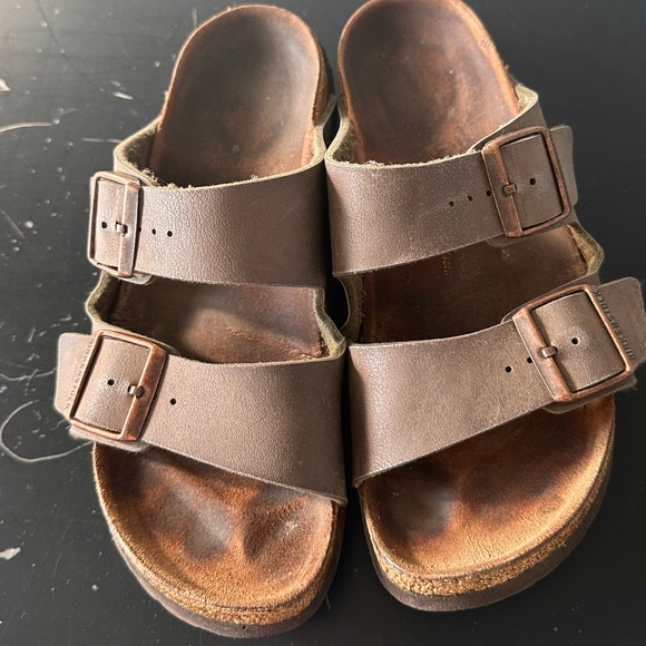 Birkenstock Arizona Birkibuc - Stone - 38 - Picture 3 of 9